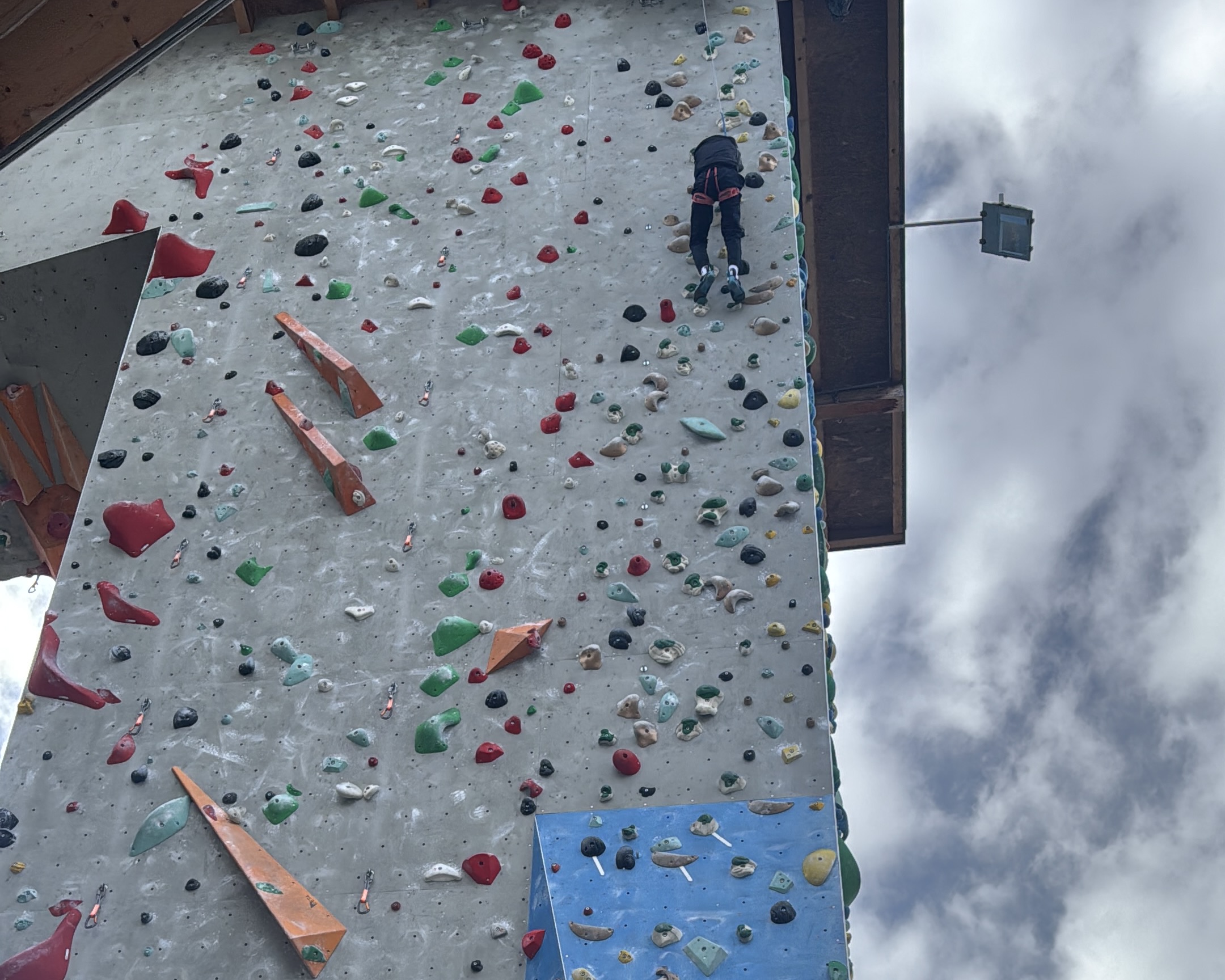 Sportklasse 2A in der Kletterhalle Itzling
